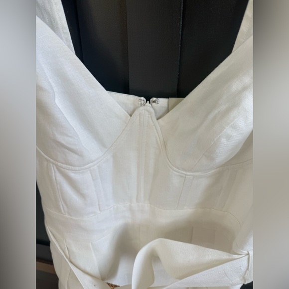 FARM Rio White Jumpsuit with Belt - Picture 4 of 12